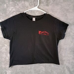 Fireball Black Cur Off Crop Top 16 PTP